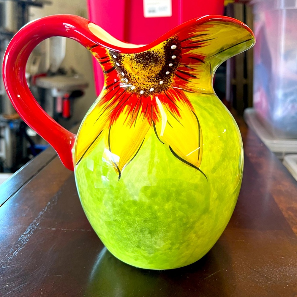 Sunflower Pitcher